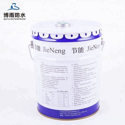 콘크리트 지붕 시스템을 위한 10kg 유연한 물 기반 폴리우레탄 방수 코팅