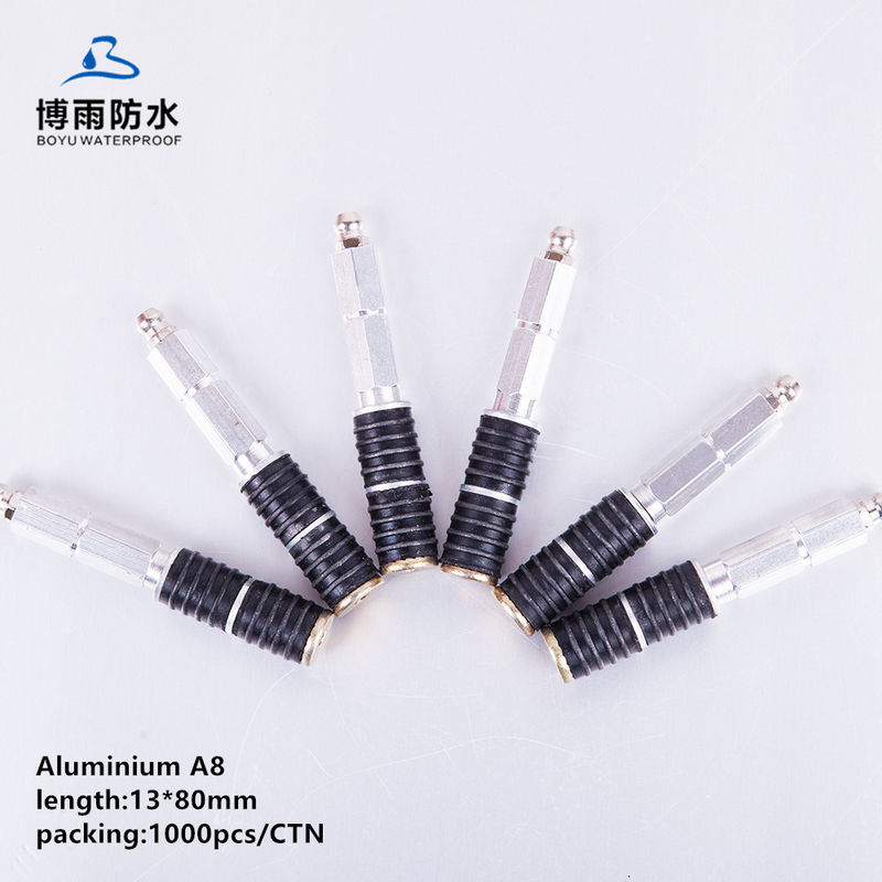 콘크리트 구루트 고무 알루미늄을위한 방수 물 중지 주입 포장기 13 * 80mm A8